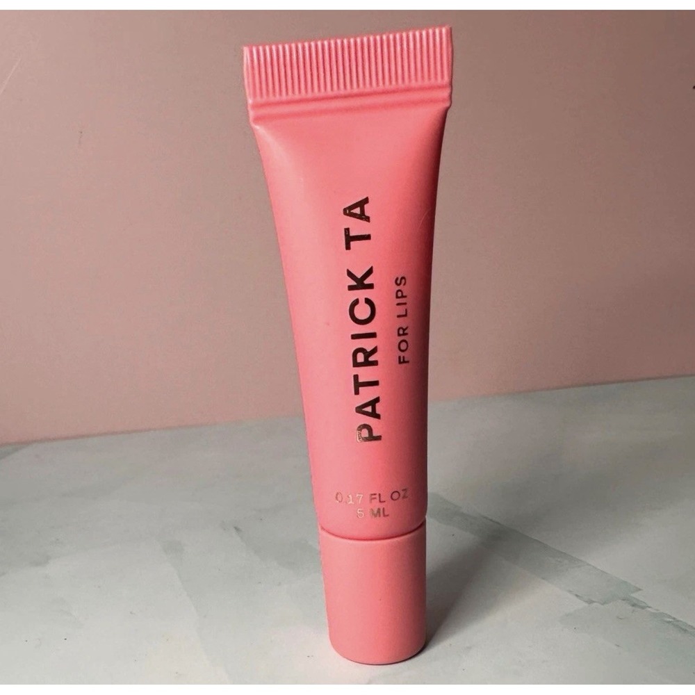 PATRICK TA Major Moisture Smoothing Lip Balm, Pink Salted Caramel, 0.17 fl New